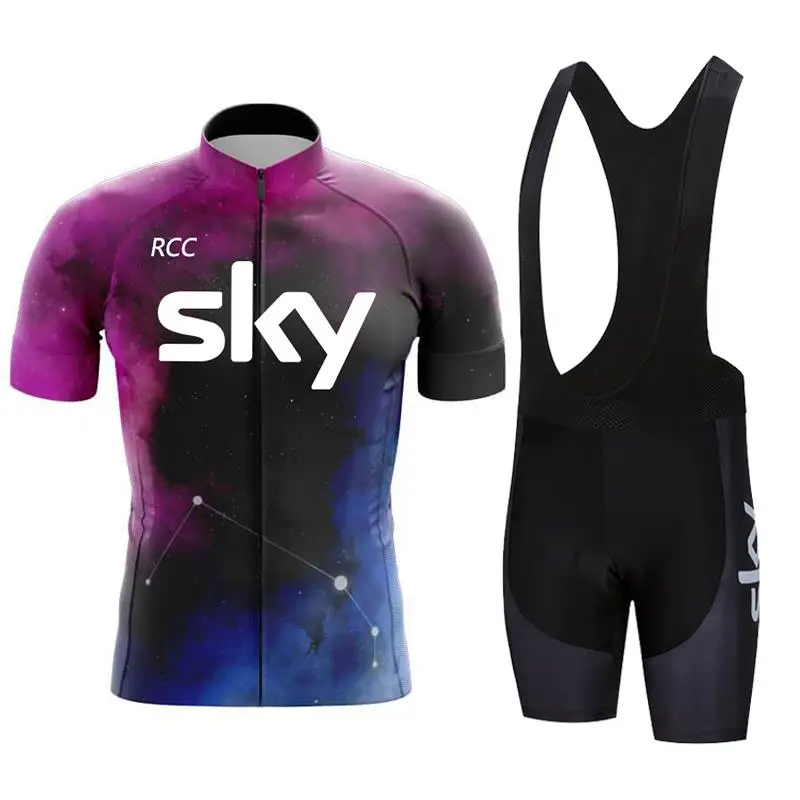 2024 RCC SKY Велоспорт Джерси летняя с коротким рукавом дышащая велосипедная Одежда
