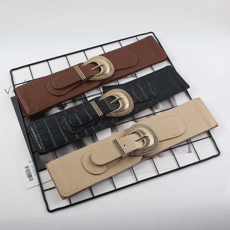 

High Quality Ladies Corset Elastic Wide Girdle Dress Shirt Decoration Fashion Belts for Women Luxury Designer Brand womans belt