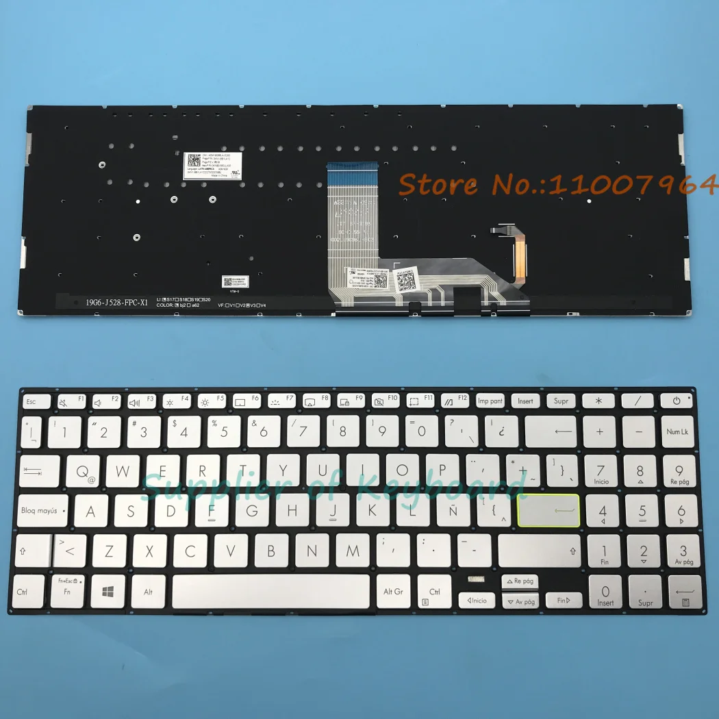 Новинка для ноутбука Asus VivoBook K513 K513E K513EA K513M K513MA латинская испанская/лазуальная