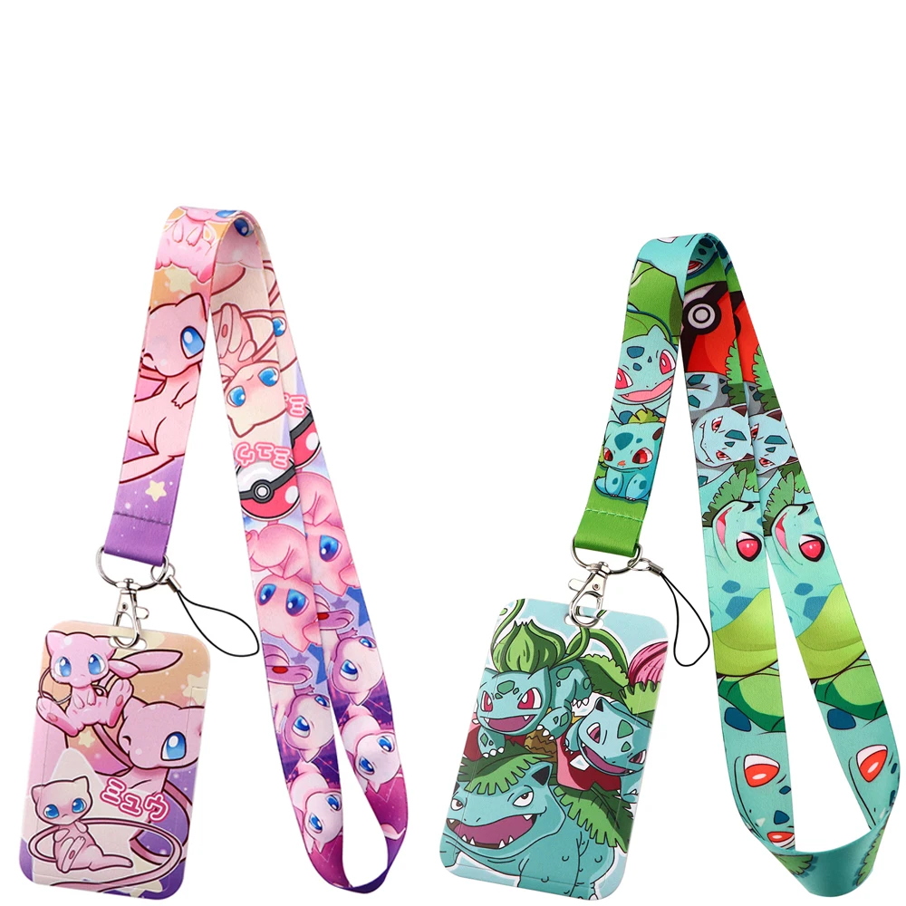 

Cartoon Lanyard For Key Chain ID Credit Card Cover Pass Mobile Phone Charm Neck Straps Badge Holder Key Ring Novel Accessories