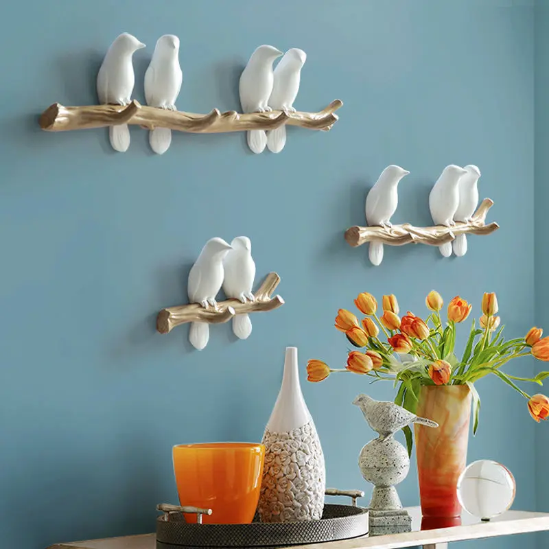 

[Flash Deal]Clothes Hooks Wall Mounted White Stick 4 Birds Hooks 3 Birds Hooks 2 Birds Hooks Space Saving Hanger