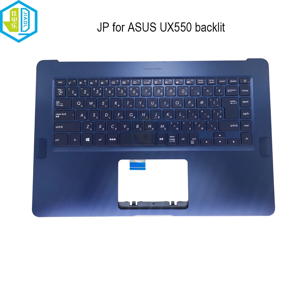 Korean Japanese Palmrest Keyboard Backlight for ASUS Zenbook UX550VE UX550VD UX550GD UX550 PC C shell keyboards 90NB0ET1 R31JP0