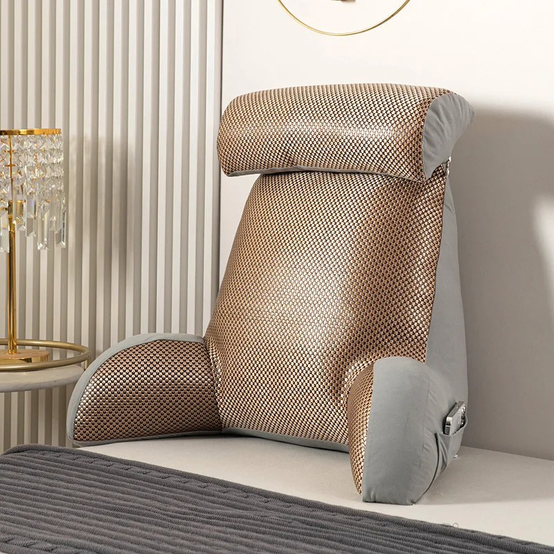 

Охлаждающая латексная подушка, треугольная подушка для чтения, съемная моющаяся подушка для дивана для чтения, татами, Подушка для спины кровати, домашний декор 75x58 см