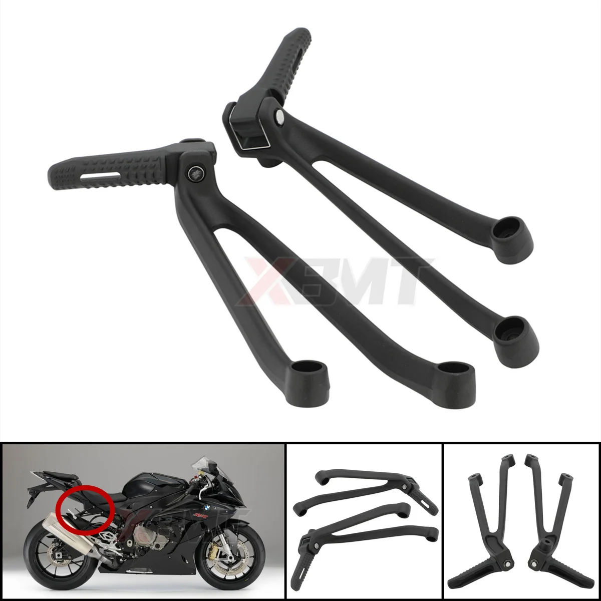 Мотоциклетные задние кронштейны для пассажирских ножек BMW S1000RR 2010 2011 2012 2013 2014 2015