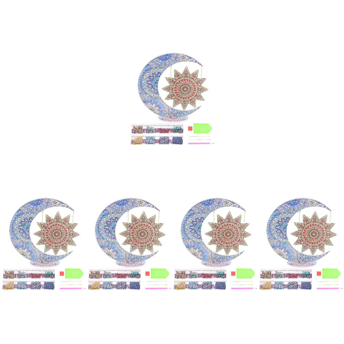 

5 наборов декоративных украшений ручной работы для творчества