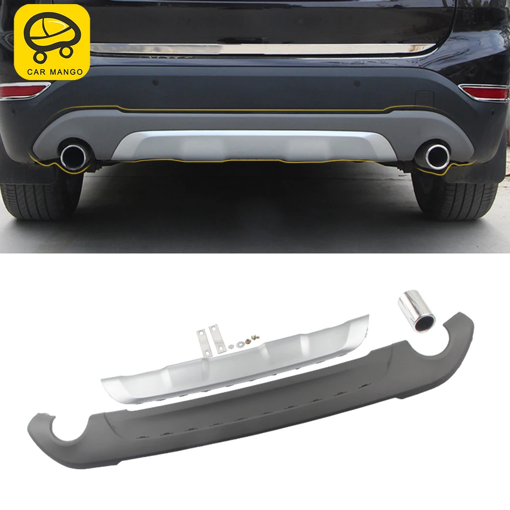 

CARMANGO for BMW X1 F48 2016-2019 Car Accessories Rear Bumper Assembly Replacement Frame Exhaust Pipe Refit Body Kits Parts