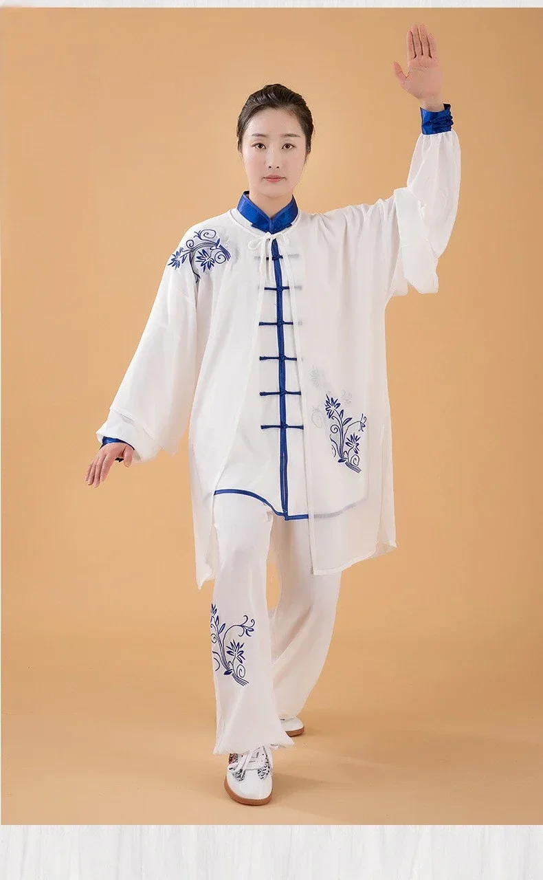 Унисекс Высококачественная Униформа Тай тайцзи кунг фу в японском стиле Одежда с