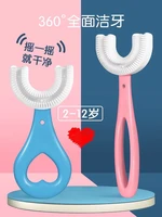 u shaped toothbrush for children manual lazy toothbrush for infants oral teeth cleaner oral teeth cleaner