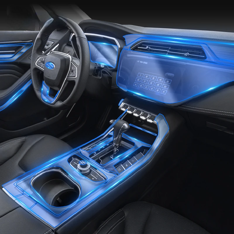 

For Ford Territory 2019-2022Car Interior Center console Transparent TPU Protective film Anti-scratc Repair film Accessorie Refit