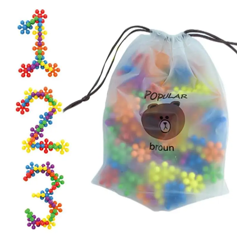 100 шт. Детский конструктор с зажимом для мелкой моторики