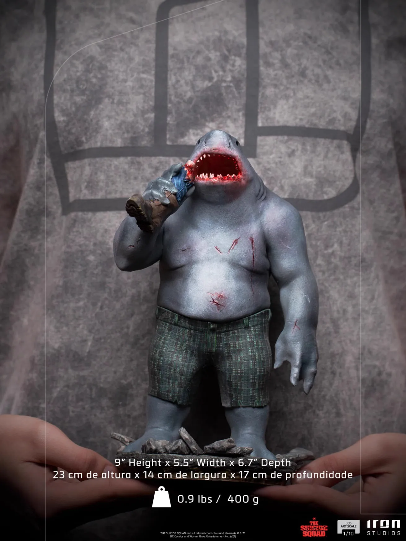 

In Stock Iron Studios 1/10 DCCTSS48521-10 King Shark Statue