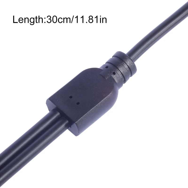 Кабель-разветвитель питания Y 18AWG штекер на 2 штекера 5 5x2 мм 1