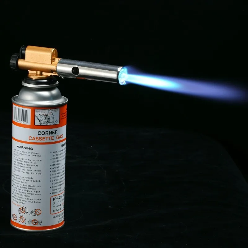 

Portable Butane Burner Welding Gas Torch Flame Gun Brazing Flamethrower Outdoor Camping BBQ Soldering Heat Gun Welding Equipment