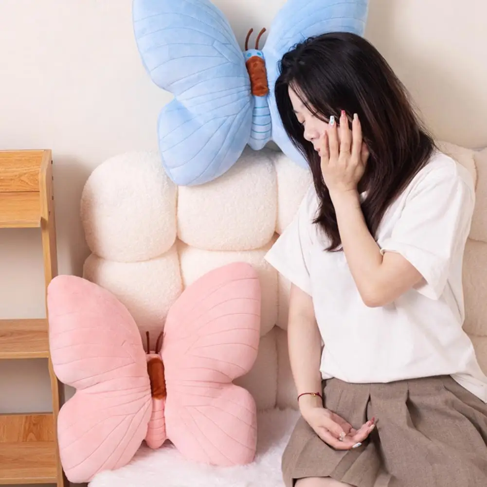 Милая мультяшная подушка-бабочка эластичная подушка с полным наполнением