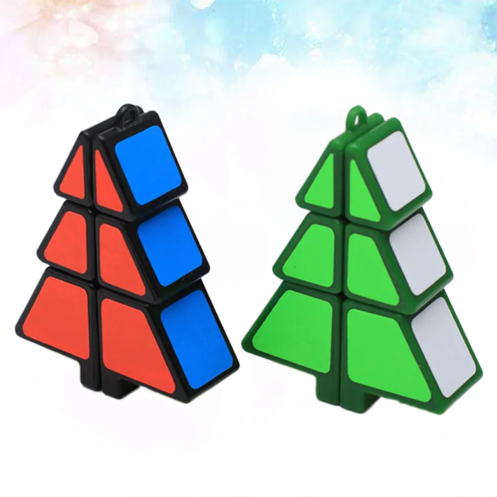 

2 Christmas Tree Cube Portable Christmas Gift Cubes for Children