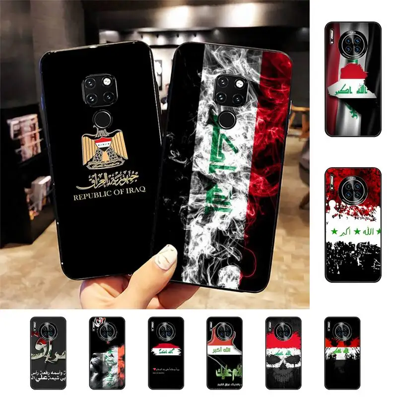 

RuiCaiCa Iraqi Iraq Flag Phone Case For Huawei Nova 3I 3E mate 20lite 20Pro 10lite Luxury funda case
