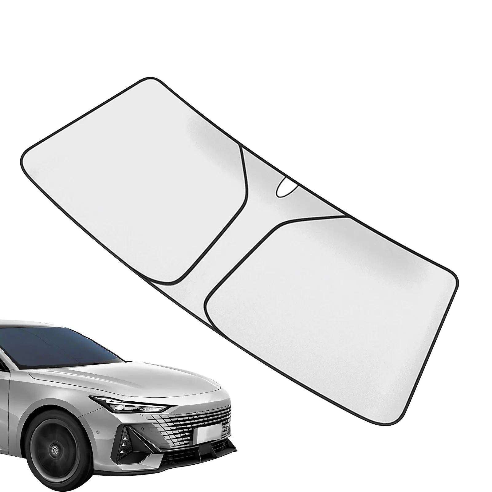 

140*70cm Car Windshield Cover Sunshade UV Protection Shield Windscreen Folding Auto UV Protection Curtain Styling Accessories