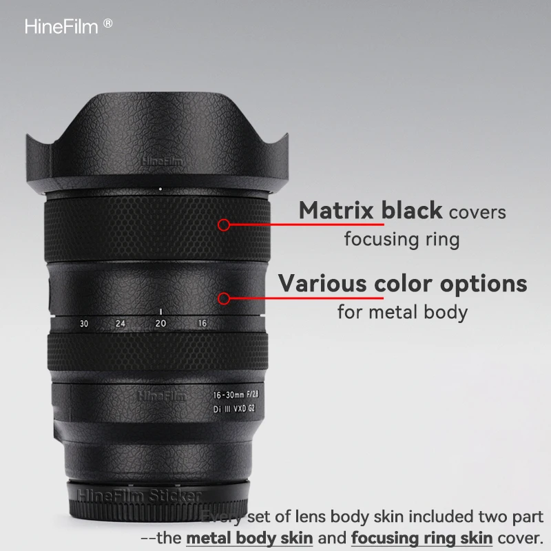 Фото Hinefilm Skin для Tamron 16-30 мм F2.8 VXD G2 для Sony Mount Lens Sticker 16 30 Wrap Cover 16-30 F2.8 Защитная оболочка объектива 1630 №3