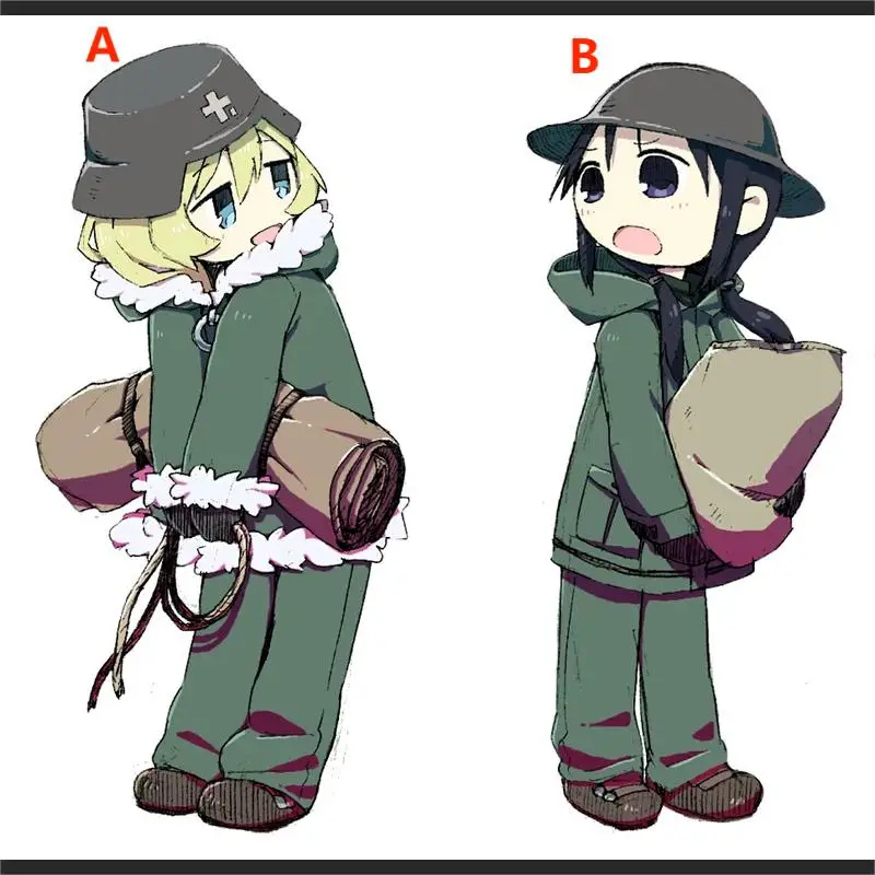 

Anime Keychain Girls' Last Tour Chito Yuri Acrylic Keyring Strap Figure Accessories 6cm