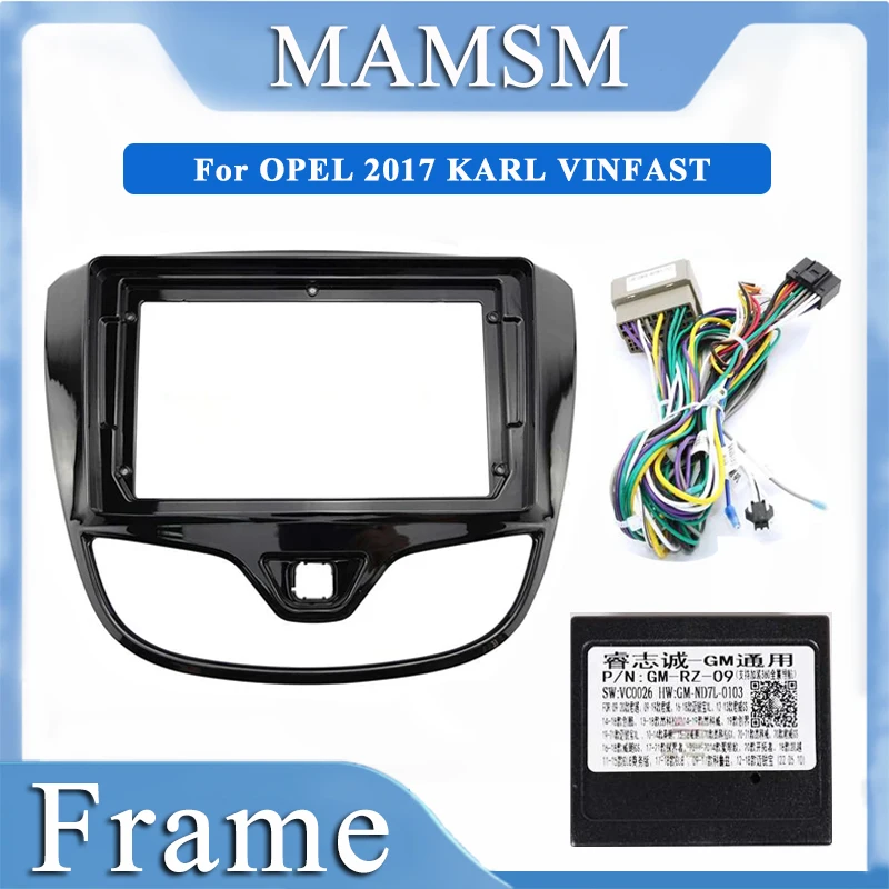 

MAMSM Car Frame Fascia Adapter Canbus Box Decoder For Opel Karl Vinfast Fadil 2017 Android Radio Dash Fitting Panel Kit