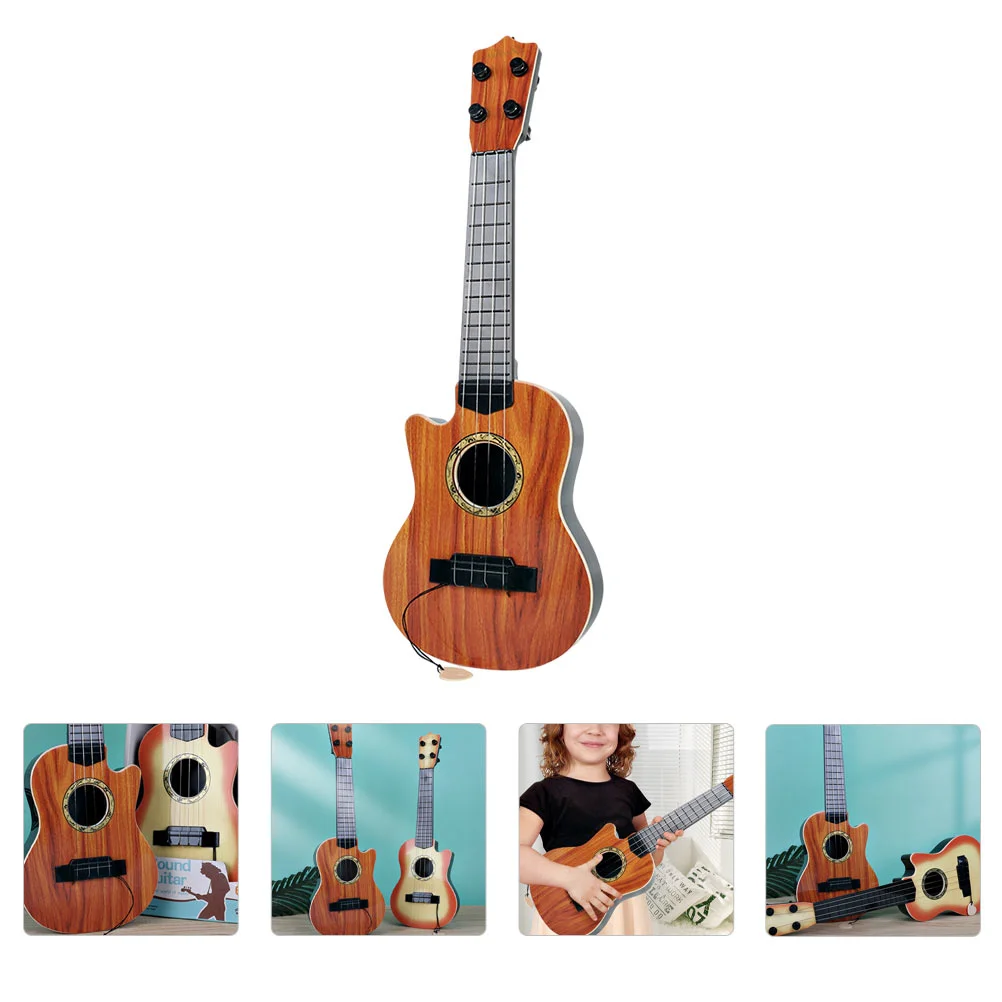 

Имитация гитары миниатюры ранние музыкальные Обучающие игрушки Playthings Детские гитары пластиковый симуляционный инструмент для начинающих детей