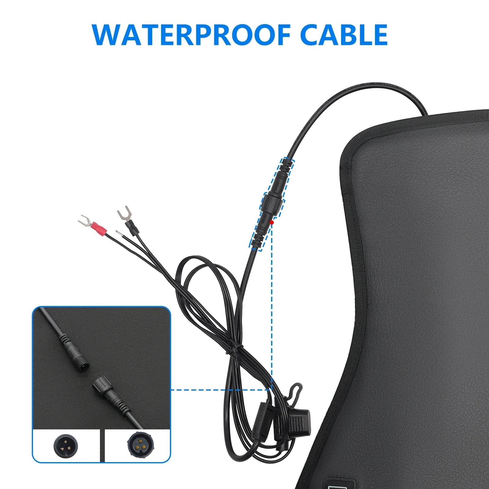 Очистка! 3-ступенчатый нагреватель для мотоциклетного сиденья с температурным