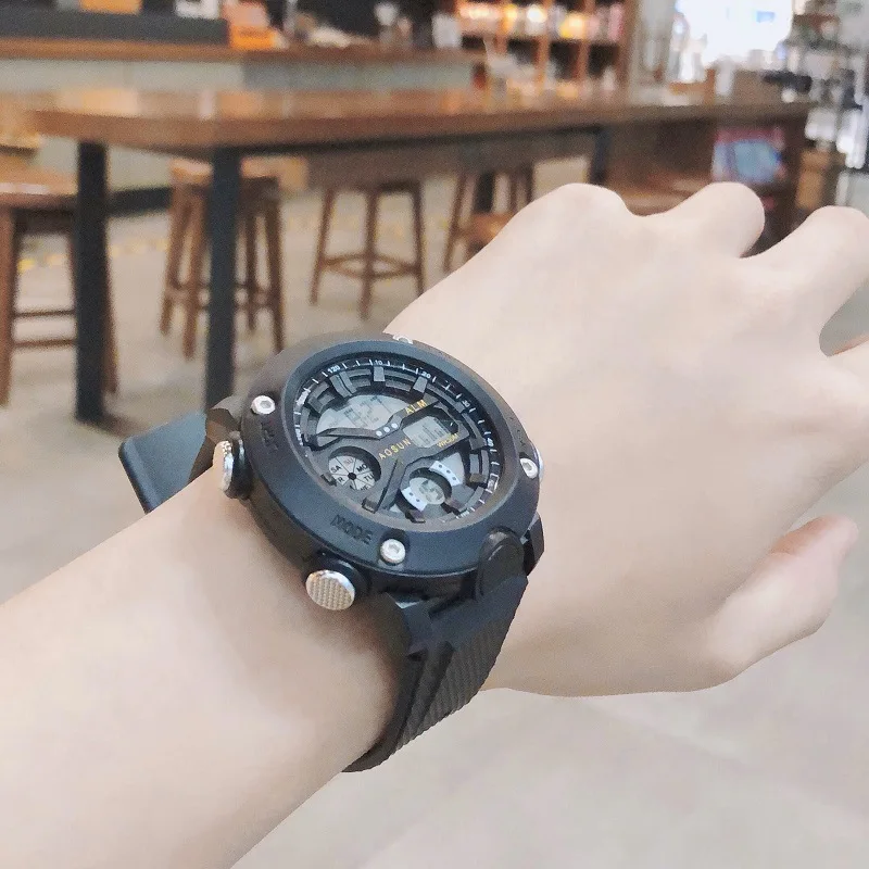 Waterproof multifunctional sports electronic watch timing luminous student Watch enlarge