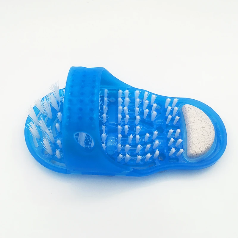 Пластиковые массажные тапочки для ванны и душа обувь щетка пемза из камней