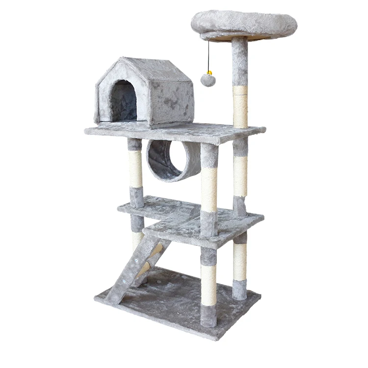 

High Quality Safe Stable Interactive Pet Toys Cat Tree Climbing Frame Extra Large