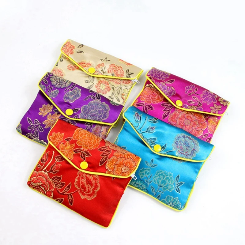 

2 шт., шелковые Сумки для хранения ювелирных изделий