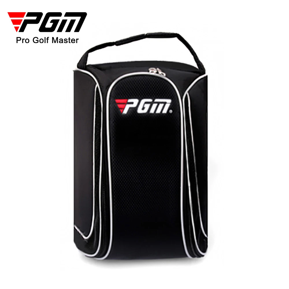 PGM Portable Golf Shoes Bag Zipper Shoe Case Breathable Water Resistant Carrier Shoe Accessory XB002