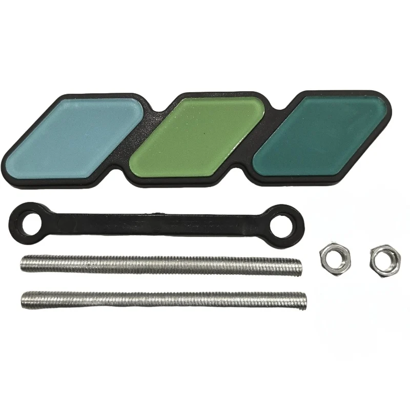 

3-цветная эмблема на решетке, автомобильный аксессуар для Tacoma Tundra 4Runner TRD Highlande Rav4 CHR, полоса воздухозаборника