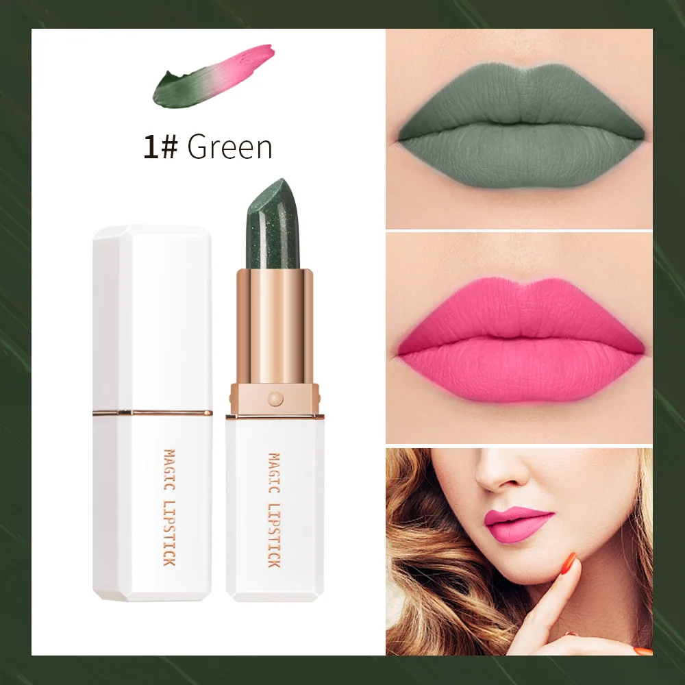 

New Lip Balm Moisturizing Nourishing Lip Gloss Natural Temperature Change Color Lipstick Makeup Cosmetics Lip Skin Care