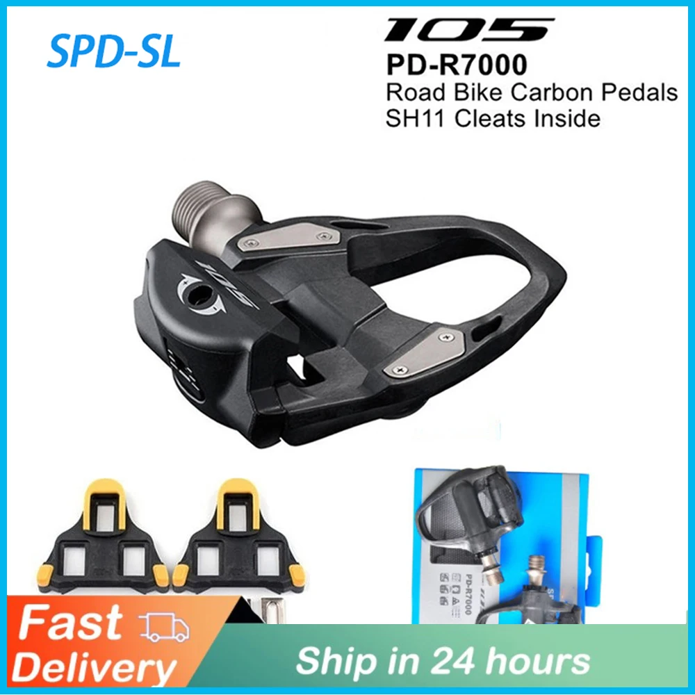 

105 PD R7000/PD5800 R550/R540 Road Bike Pedals Carbon Self-Locking Pedals SPD Pedals With SM-SH11 Cleats PD-R7000 Ultegra R8000