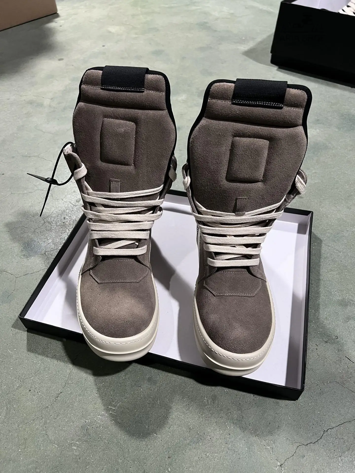 Ricks Мужская обувь RO Geobasket Ретро Стиль Коричневая коровья замша O-wens Женские