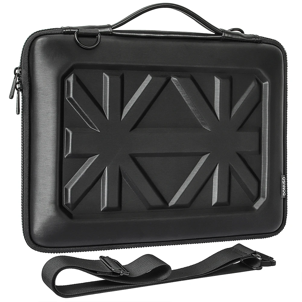 DOMISO Shockproof Waterproof Laptop Sleeve with Strap Protec
