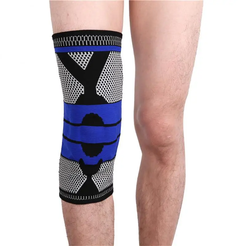

1PCS Pressure Sport Kneecaps Knitted Running Basketball Mountain Climbing Biking Badminton Knee Pad Fitness Protective Equipment