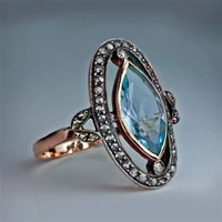 new jewelry products creative hot selling copper gold plated micro inlaid zircon rings women fashion attending banquet rings