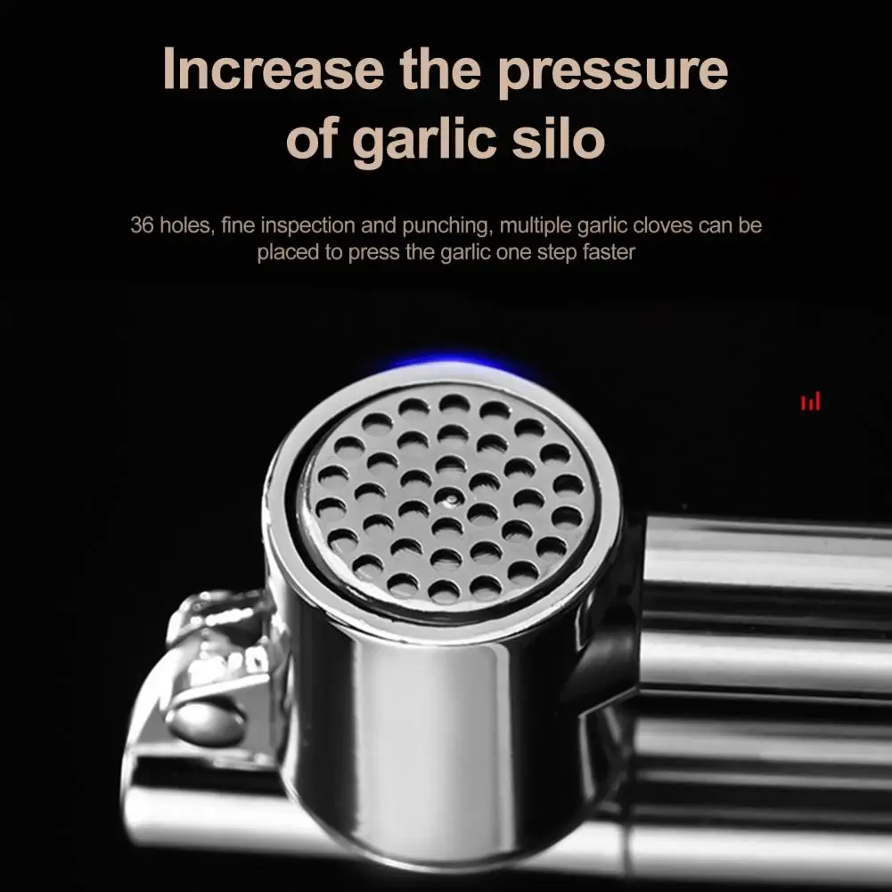 

Garlic Crusher Portable Garlic Masher Comfortable Grip Pressed Practical Manual Garlic Ginger Chopper