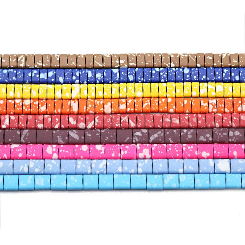 

Бусина из гематита с двумя отверстиями для изготовления ювелирных изделий, 5 х2 мм, 5 Х5 мм, 15 дюймов