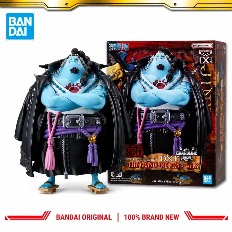 Фото В наличии: Оригинальная фигурка Bandai Banpresto One Piece Jinbei, новая в коробке, модель персонажа аниме, игрушка. №1