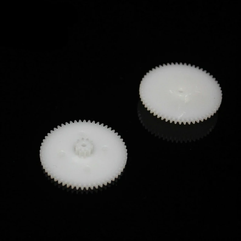 

0.5M 56102A Plastic Double Layer Gears 56 teeth 10 Teeth 1.95mm Hole Pinion Gear DIY RC Model Toy Car Boat Airplane Accessories