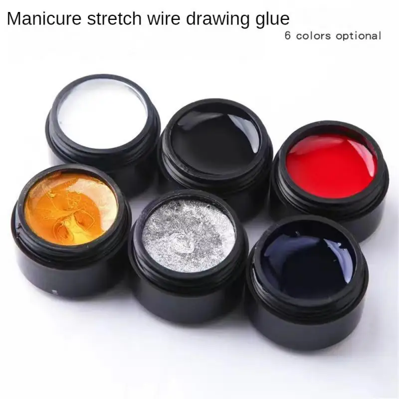 

New Style Wire Glue Nail Enhancement Elastic Wire Drawing Nail Oil Glue Spider Glue Creative Color Painting Phototherapy Paintin