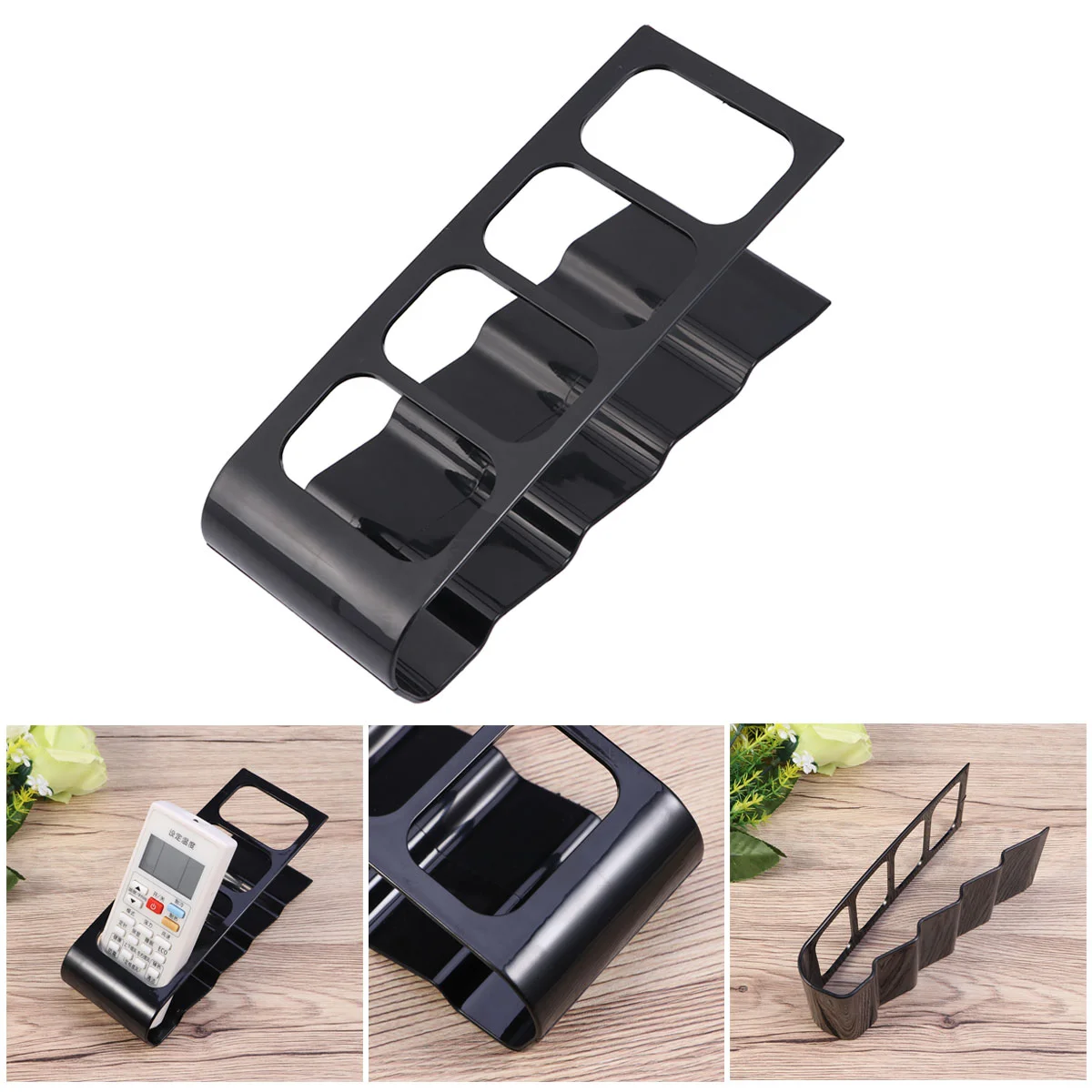 

4 Frame Desktop Organizer Shelf Remote Holder Bin Organizer Remote Caddy Desktop Stand Remote Storage Rack Bracket
