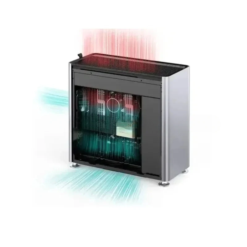 Алюминиевый корпус JONSBO- ATX I400 совместимый с водяным охлаждением 360 ITX