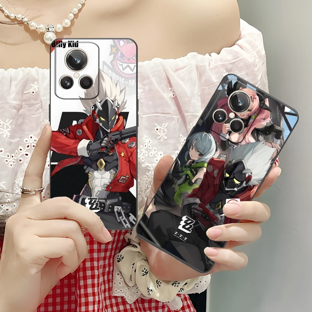 Zenless Zone Zero Billy Kid Mobile Phone Case for Realme GT 2 9i 8i 7i Pro X50 X2 C35 C21 C20 C11 C3 Black Cover Shell