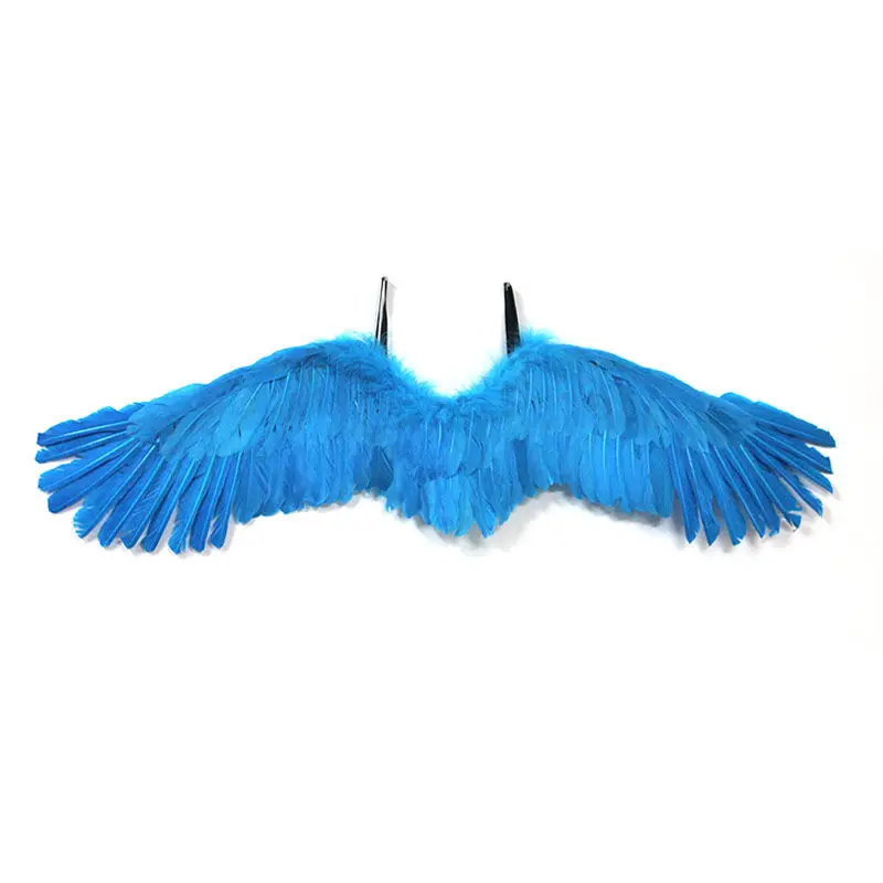 Angel Feather Wings Holiday Costumes Role Play Props Stage Performance Show Toys Photo Prop Cosplay Wings images - 6