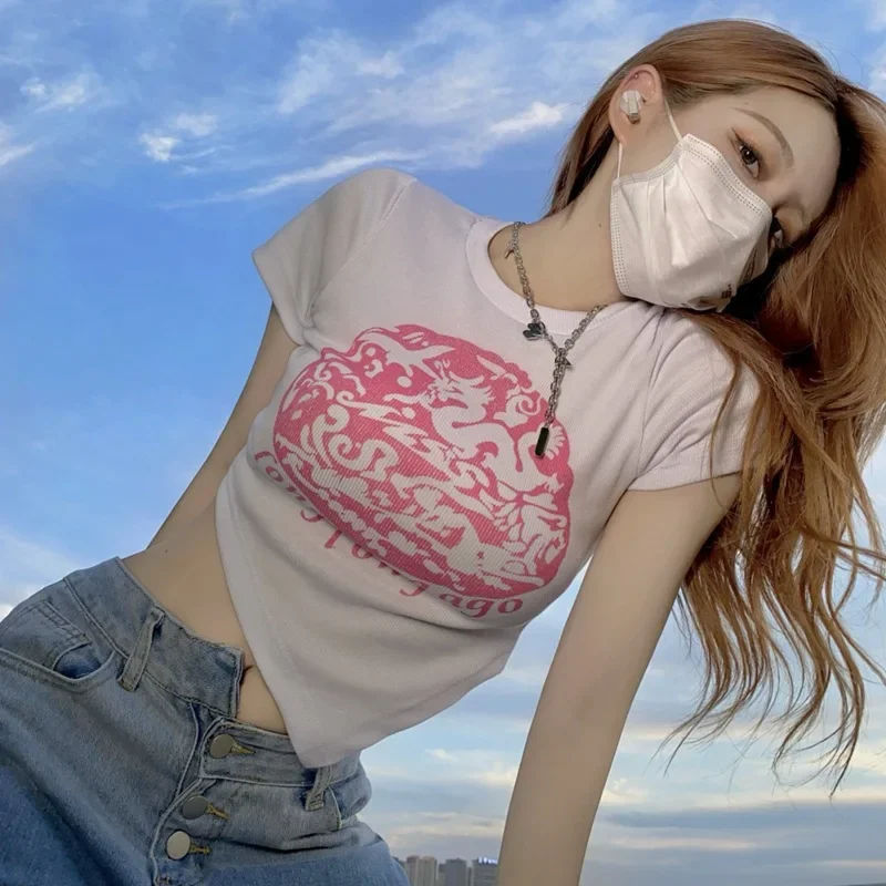 2024 винтажная женская летняя тонкая верхняя одежда в американском стиле с