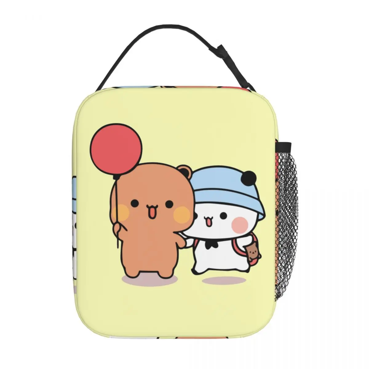 

Cartoon Bubu Dudu Balloon Insulated Lunch Bag Kawaii Bear Panda Storage Food Box Portable Thermal Cooler Lunch Box Work