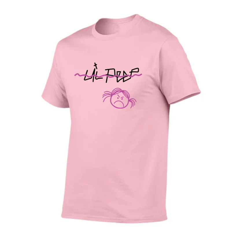 

Футболка Lil Peep Мужская/женская с принтом, Повседневная Свободная рубашка с коротким рукавом, топ с надписью Love lil.peep, уличная одежда, лето